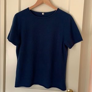 Marine blue cashmere sweater
